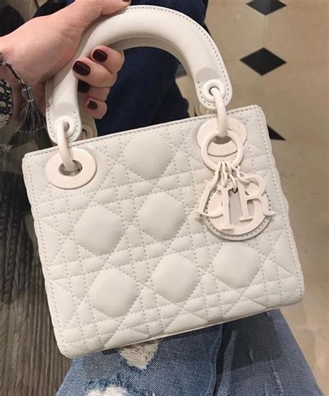 dior white small bag